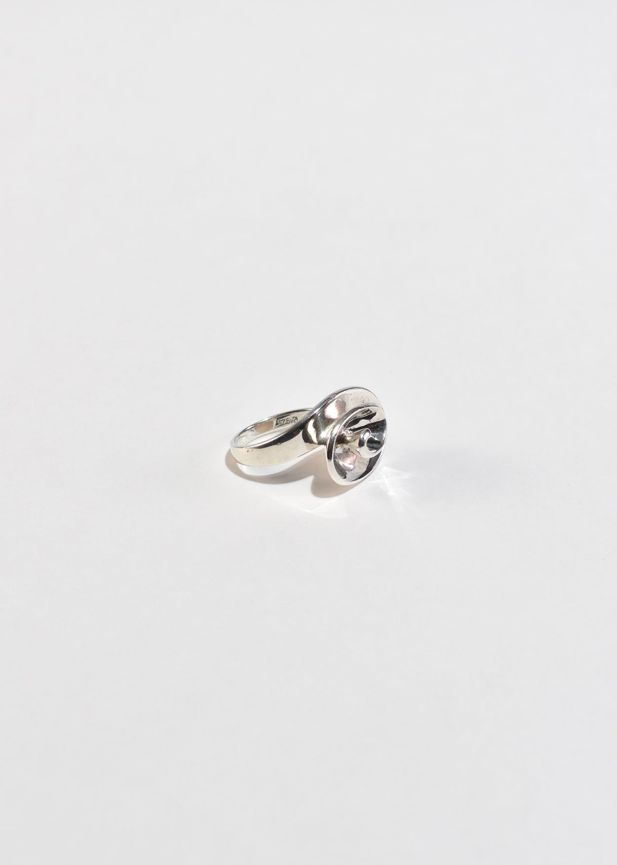 Raised Spiral Ring