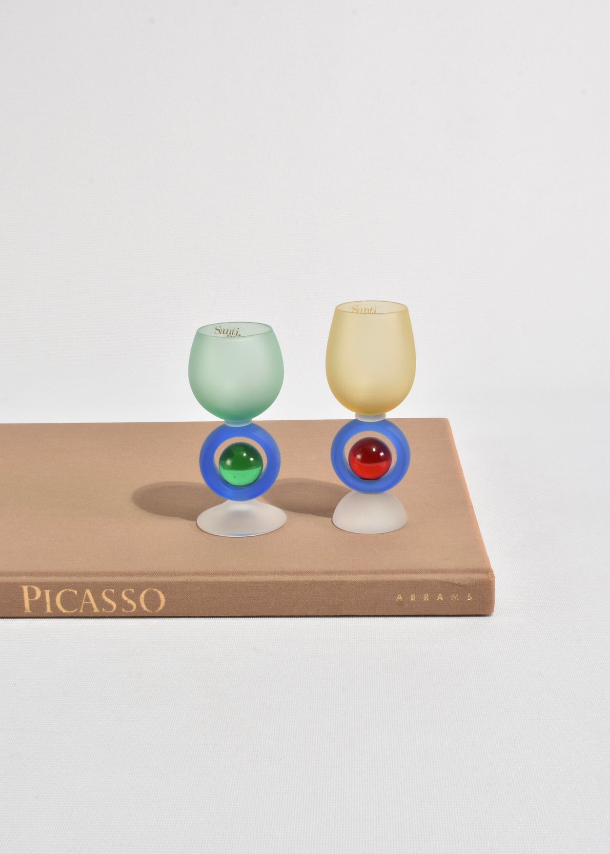 Italian Glass Cordial Set