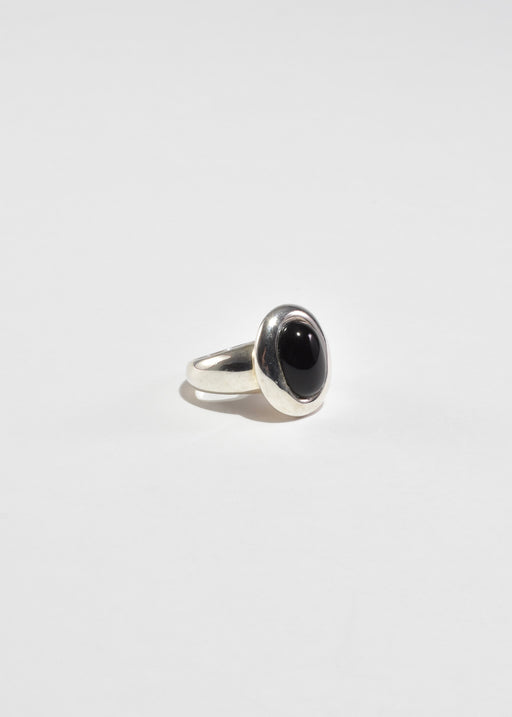 Oval Onyx Ring
