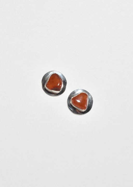Organic Carnelian Earrings