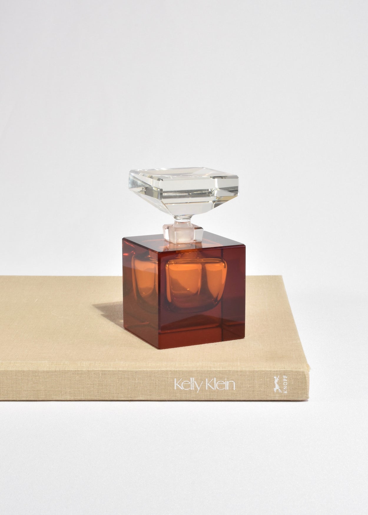 Amber Glass Perfume Bottle