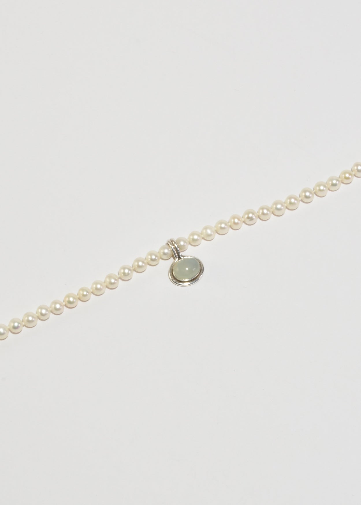 Chalcedony Pearl Necklace