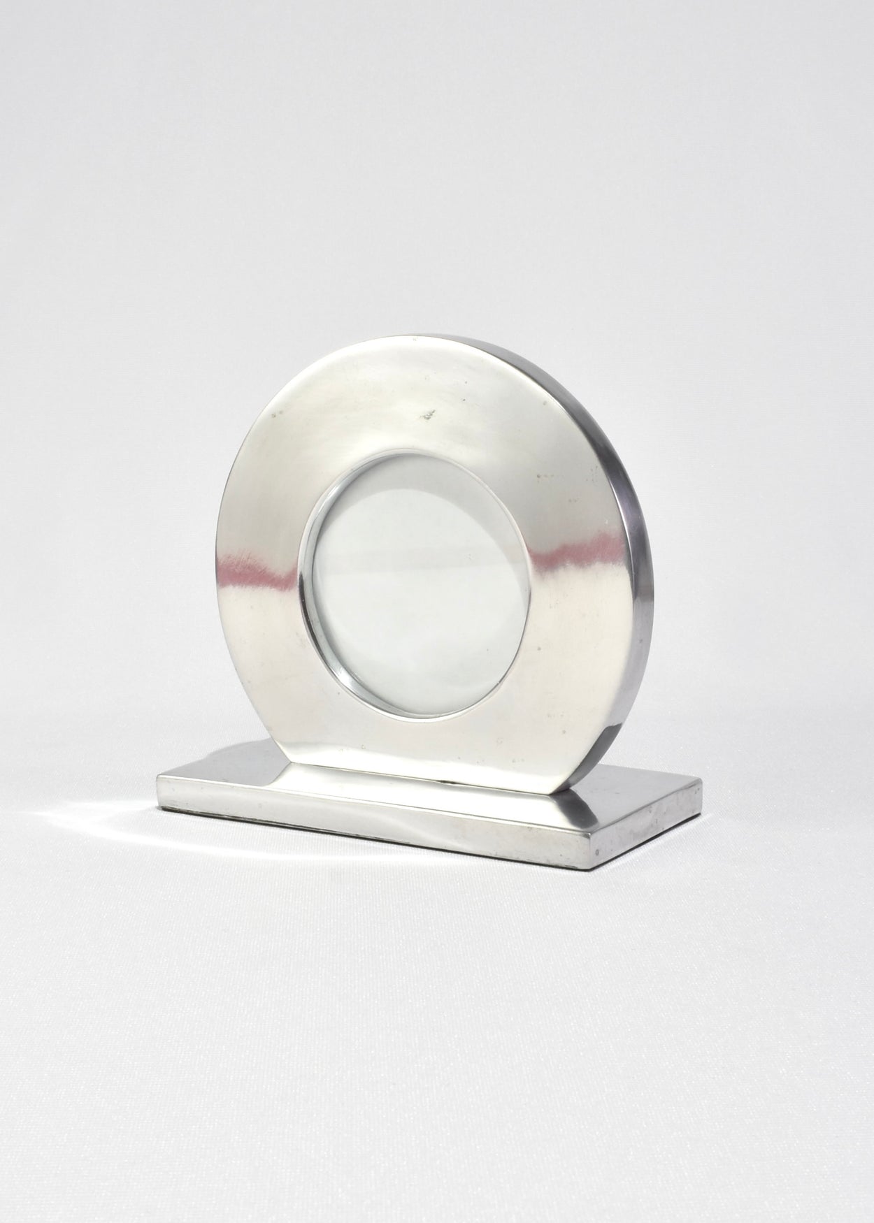 Round Pewter Picture Frame