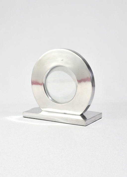 Round Pewter Picture Frame