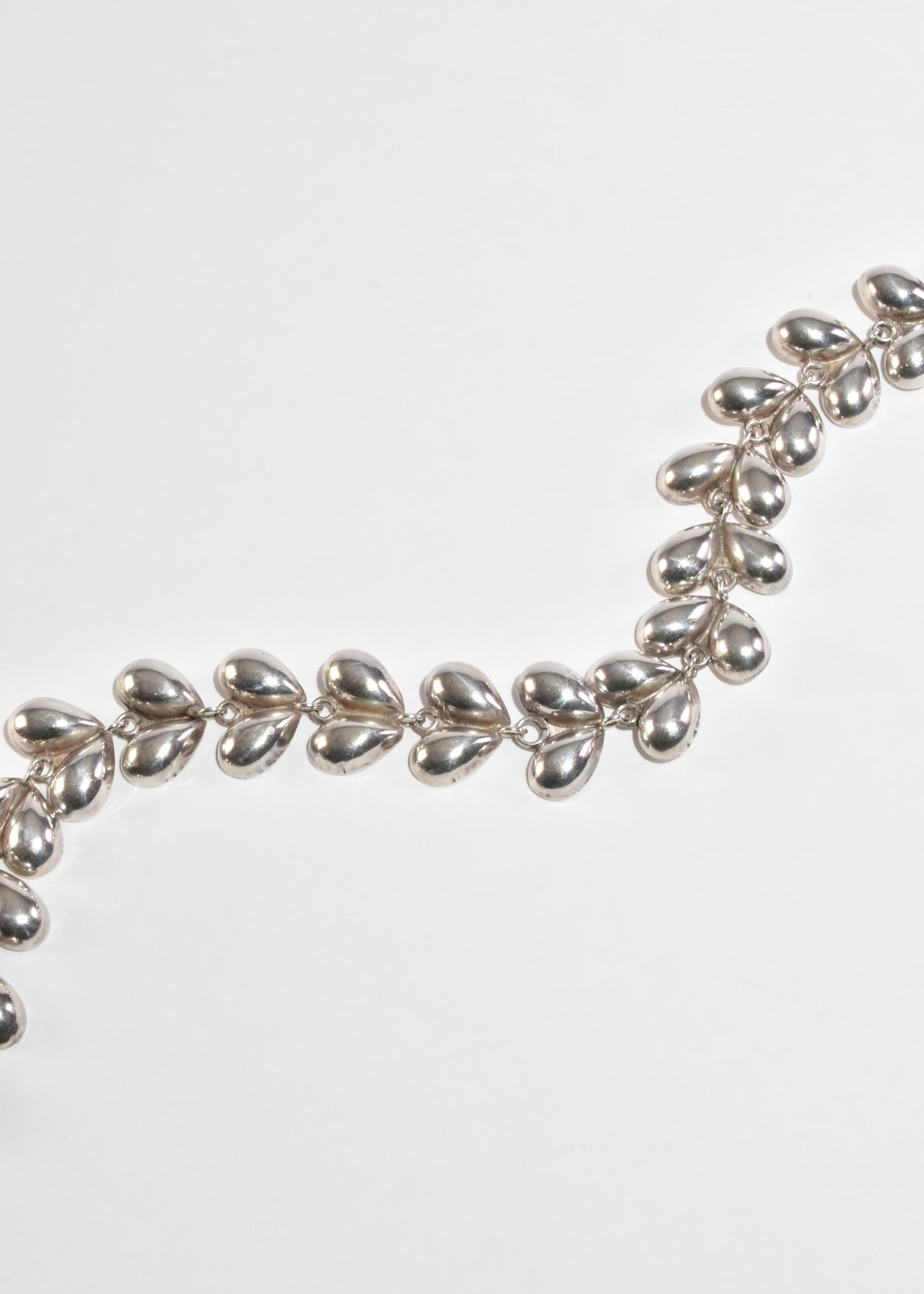 Sculptural Teardrop Collar Necklace