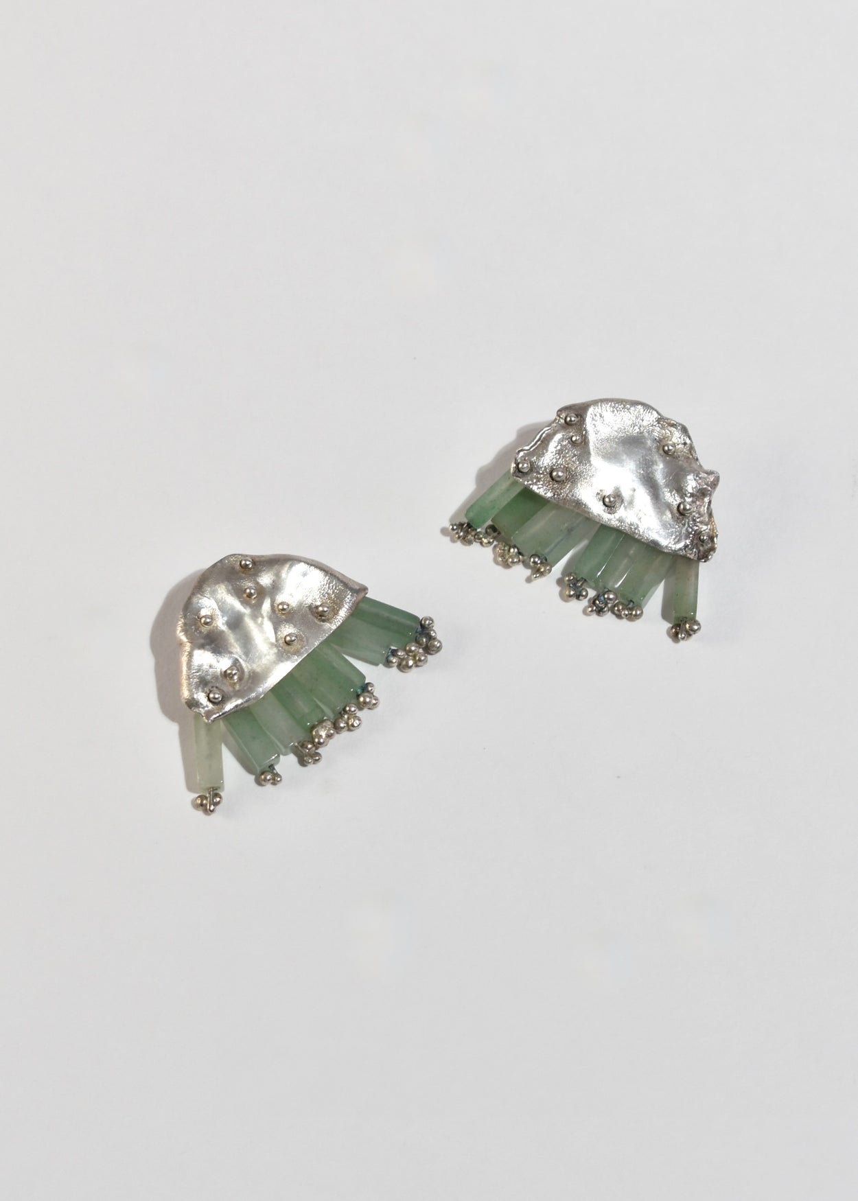 Aventurine Tassel Earrings