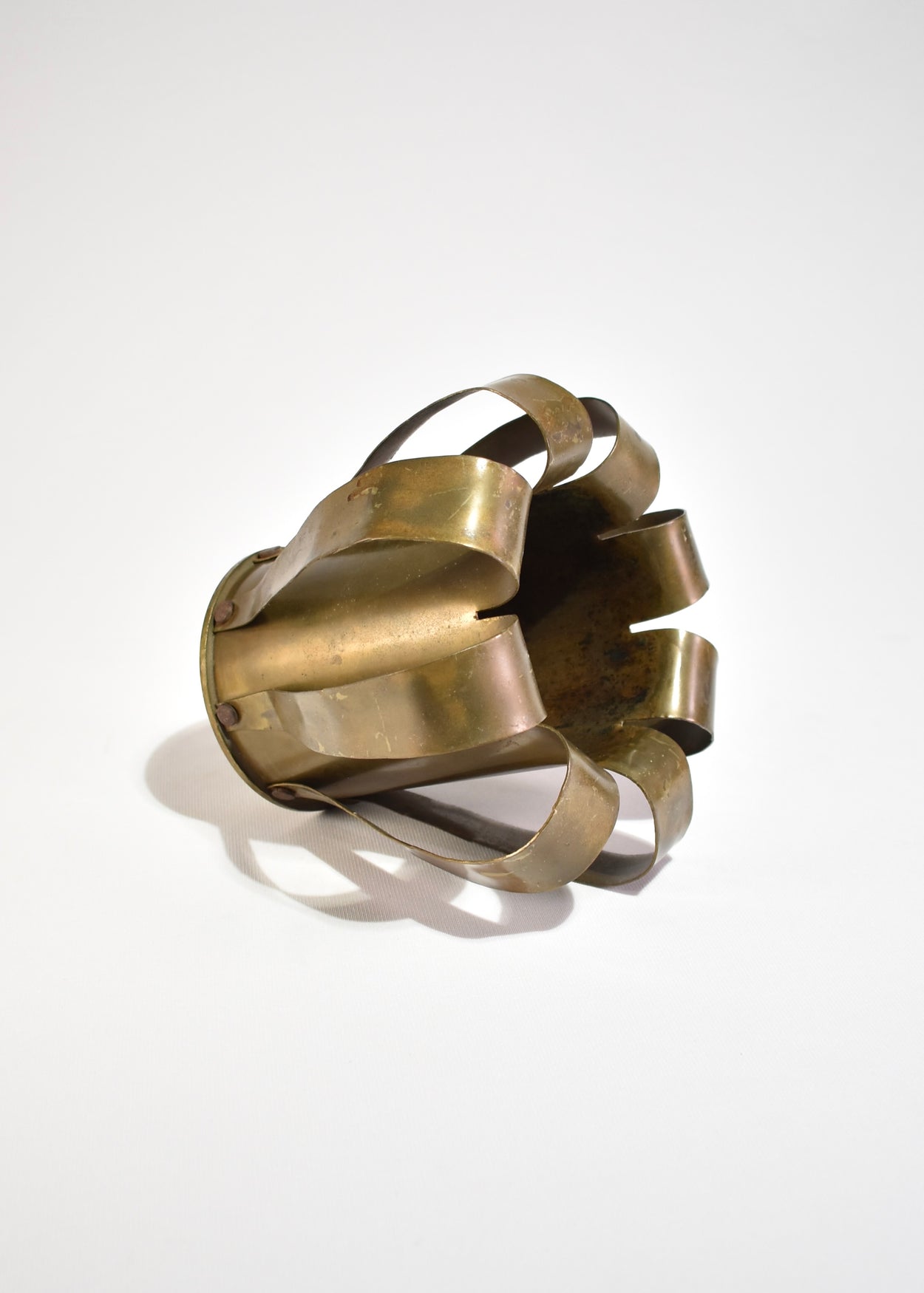 Sculptural Brass Vessel