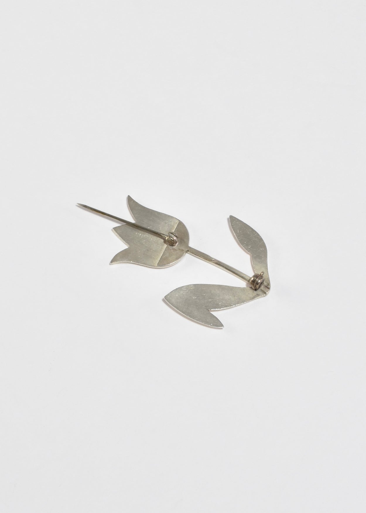Sterling Tulip Brooch
