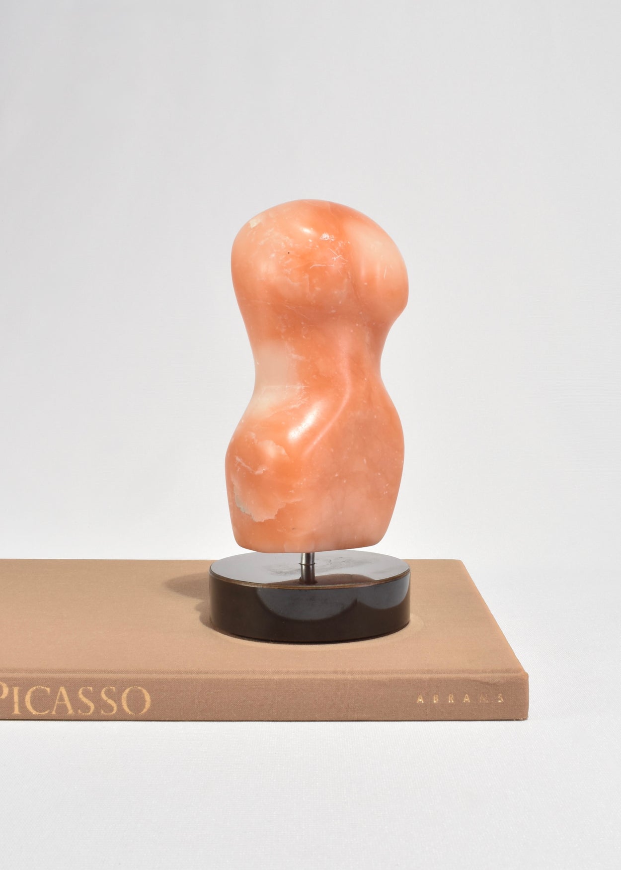 Carved Calcite Female Figure