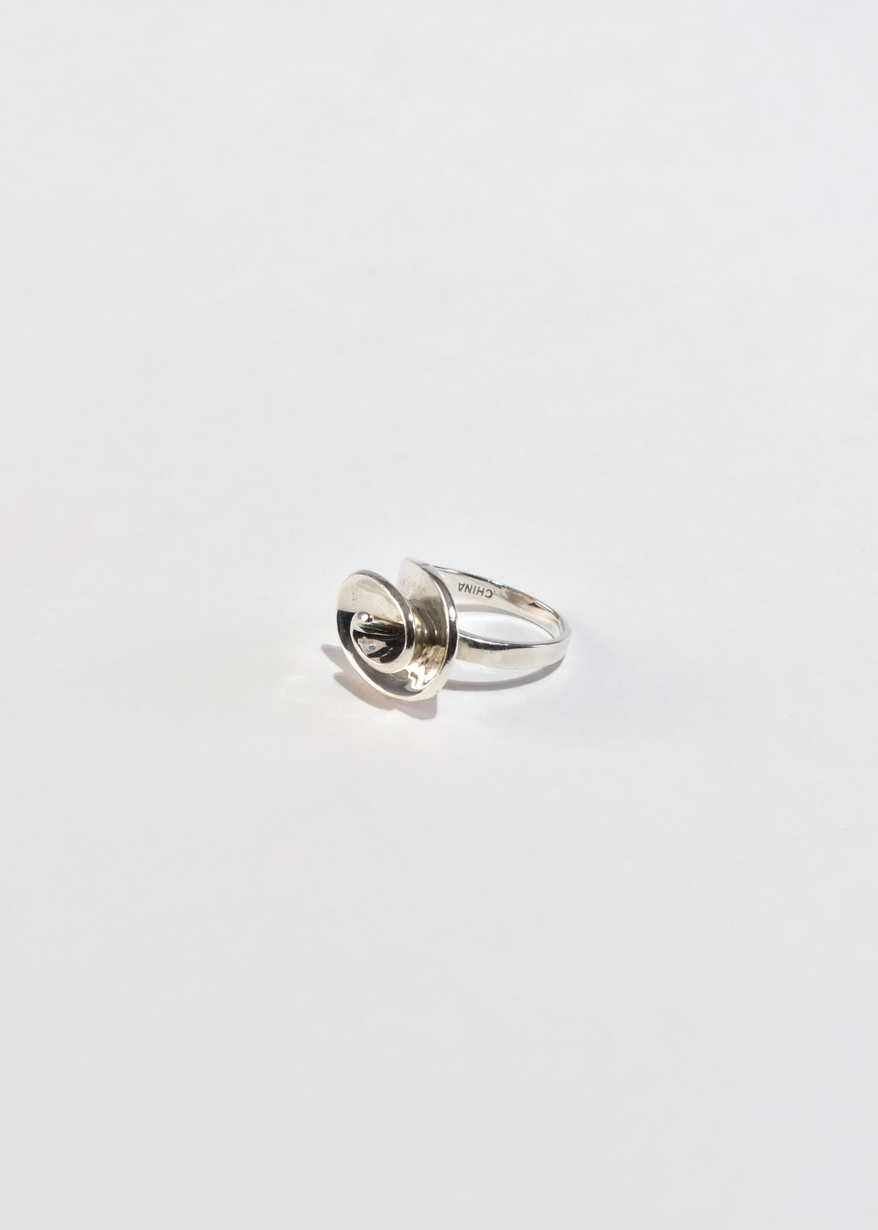 Raised Spiral Ring