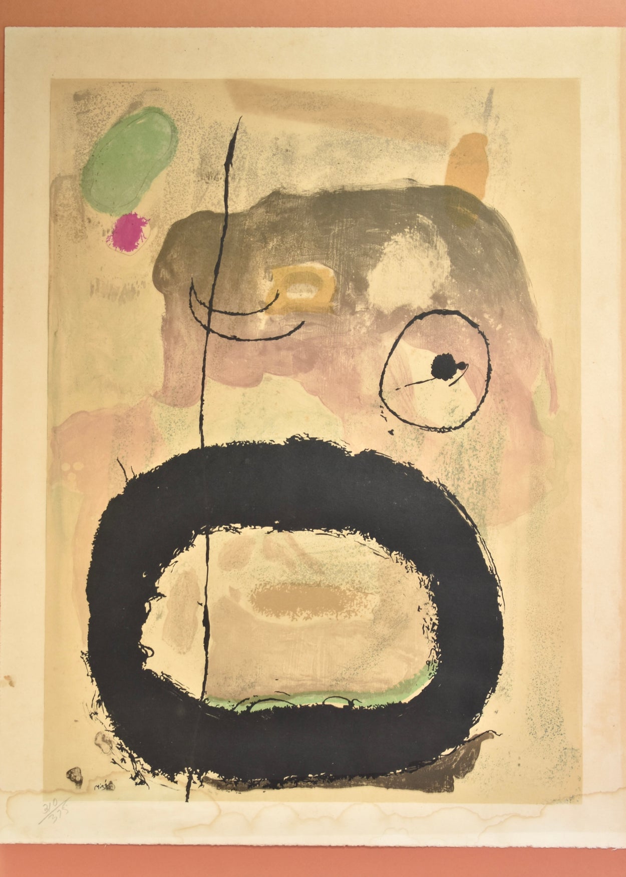 Miró, Framed