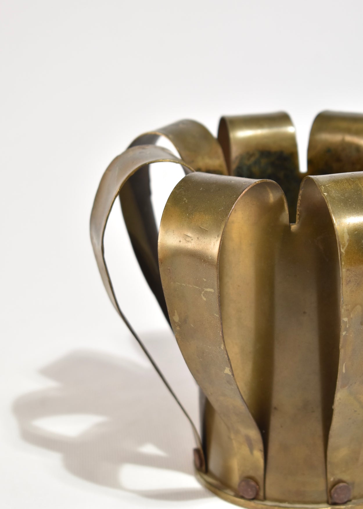 Sculptural Brass Vessel