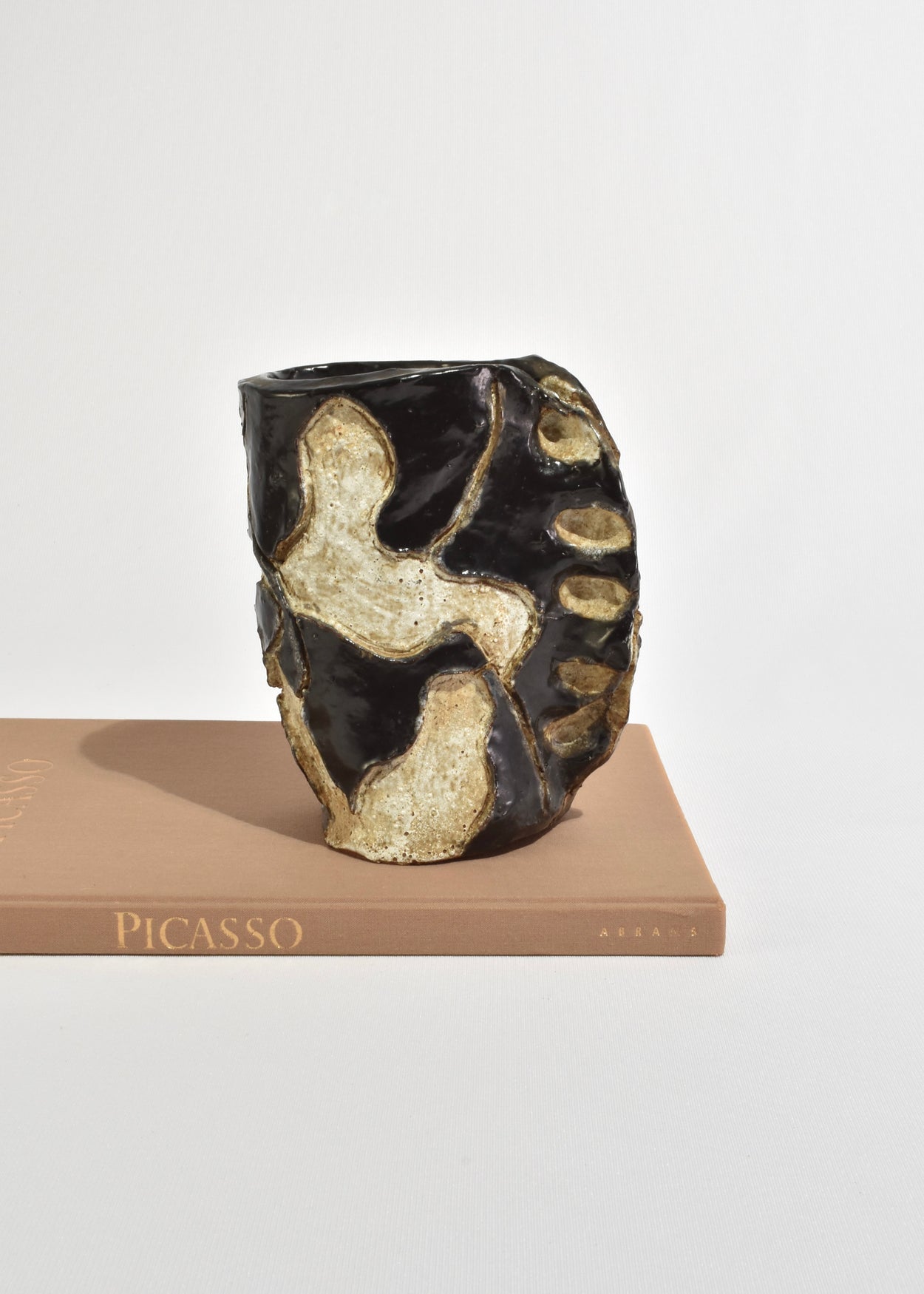 Abstract Stoneware Vessel