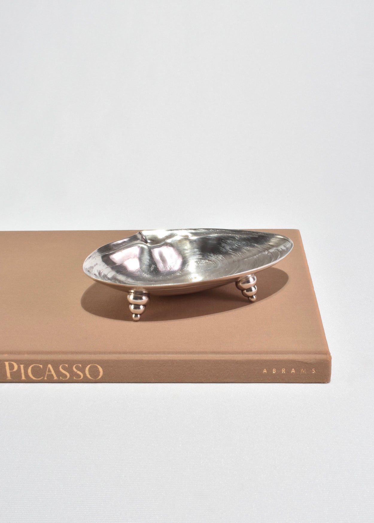 Silver Shell Footed Dish