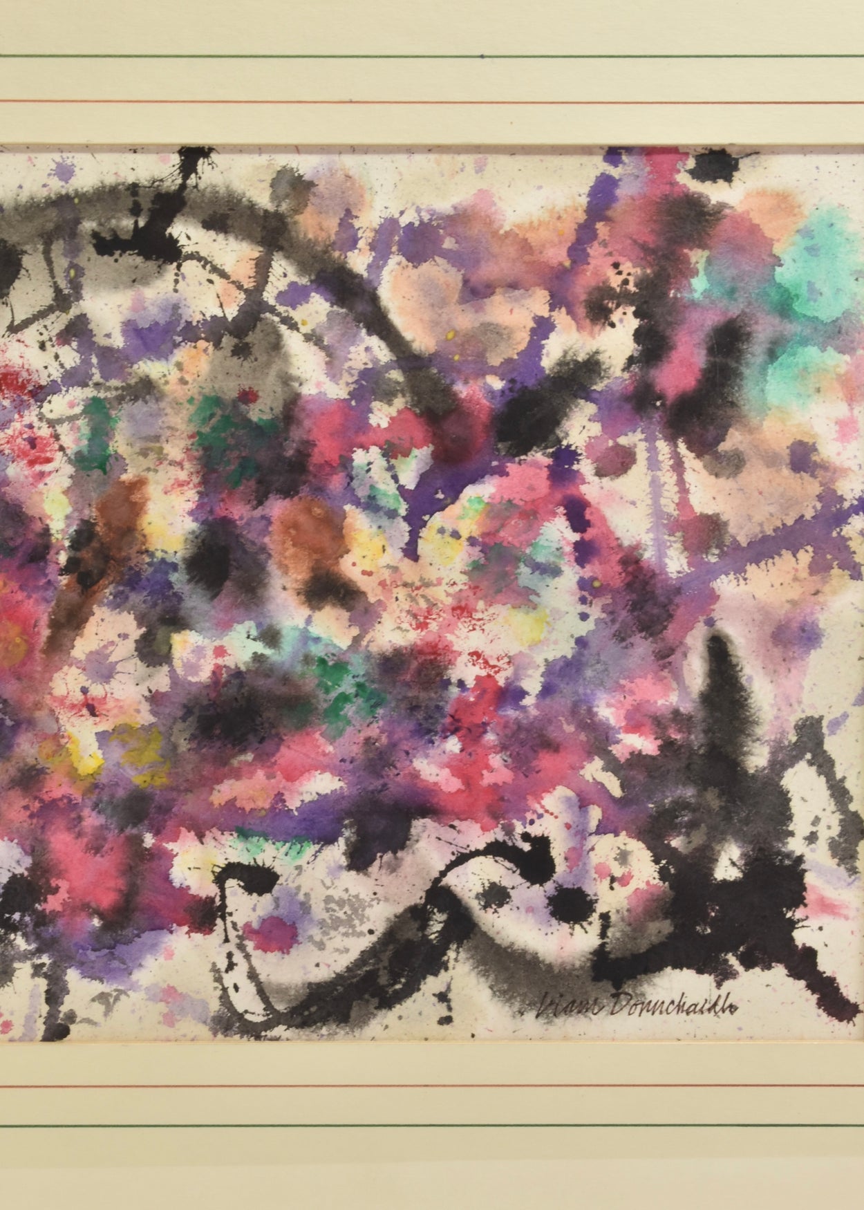 Colorful Watercolor, Framed