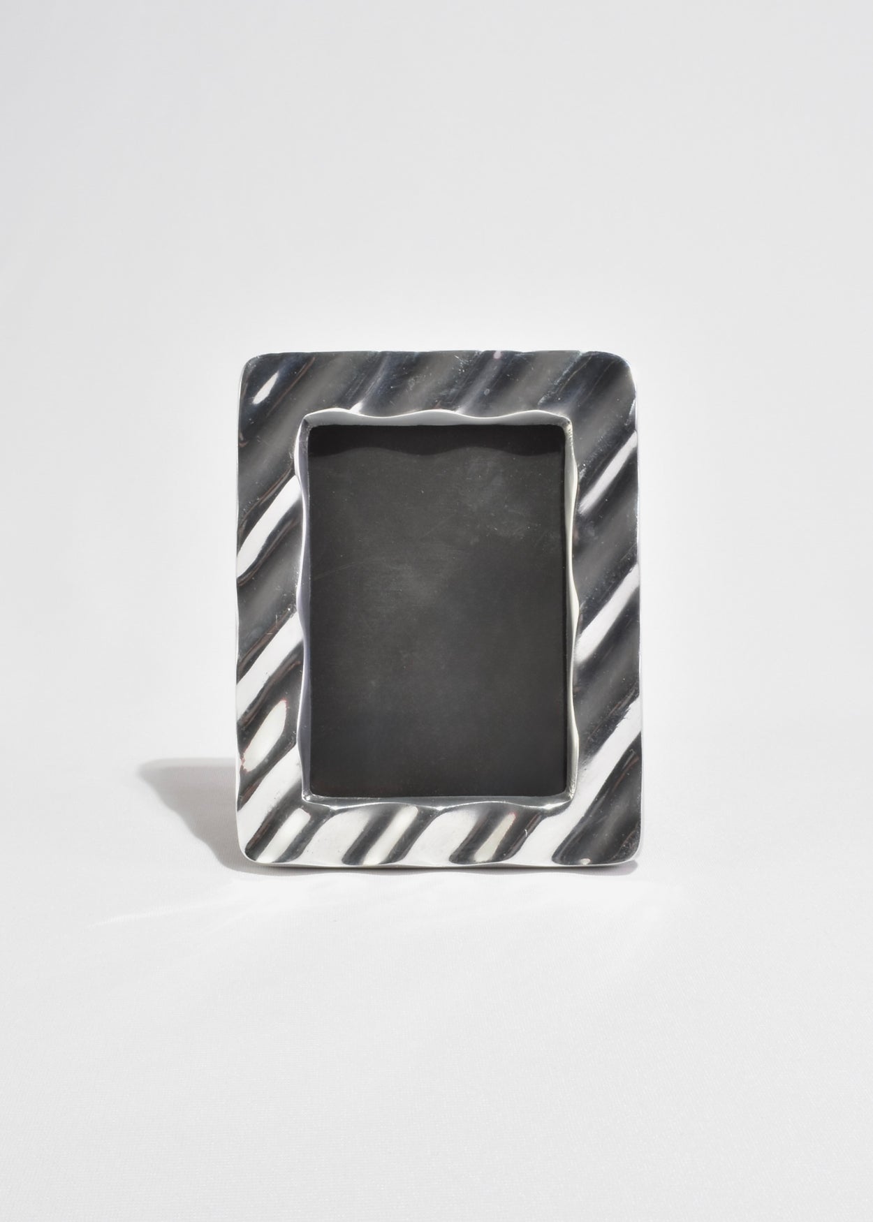 Wavy Pewter Picture Frame
