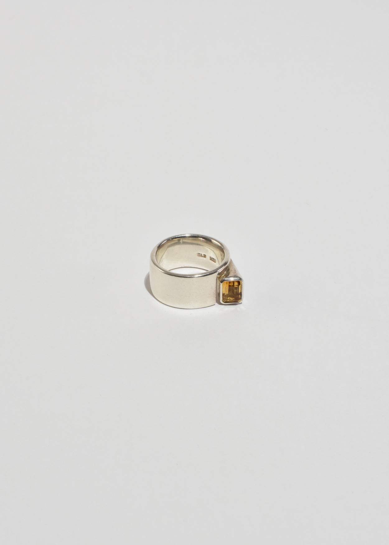 Faceted Citrine Ring