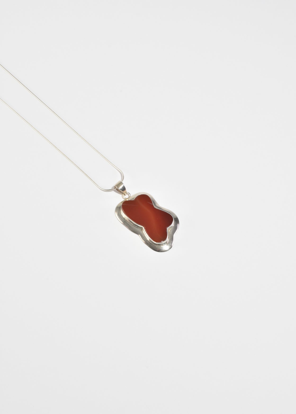 Organic Agate Pendant Necklace