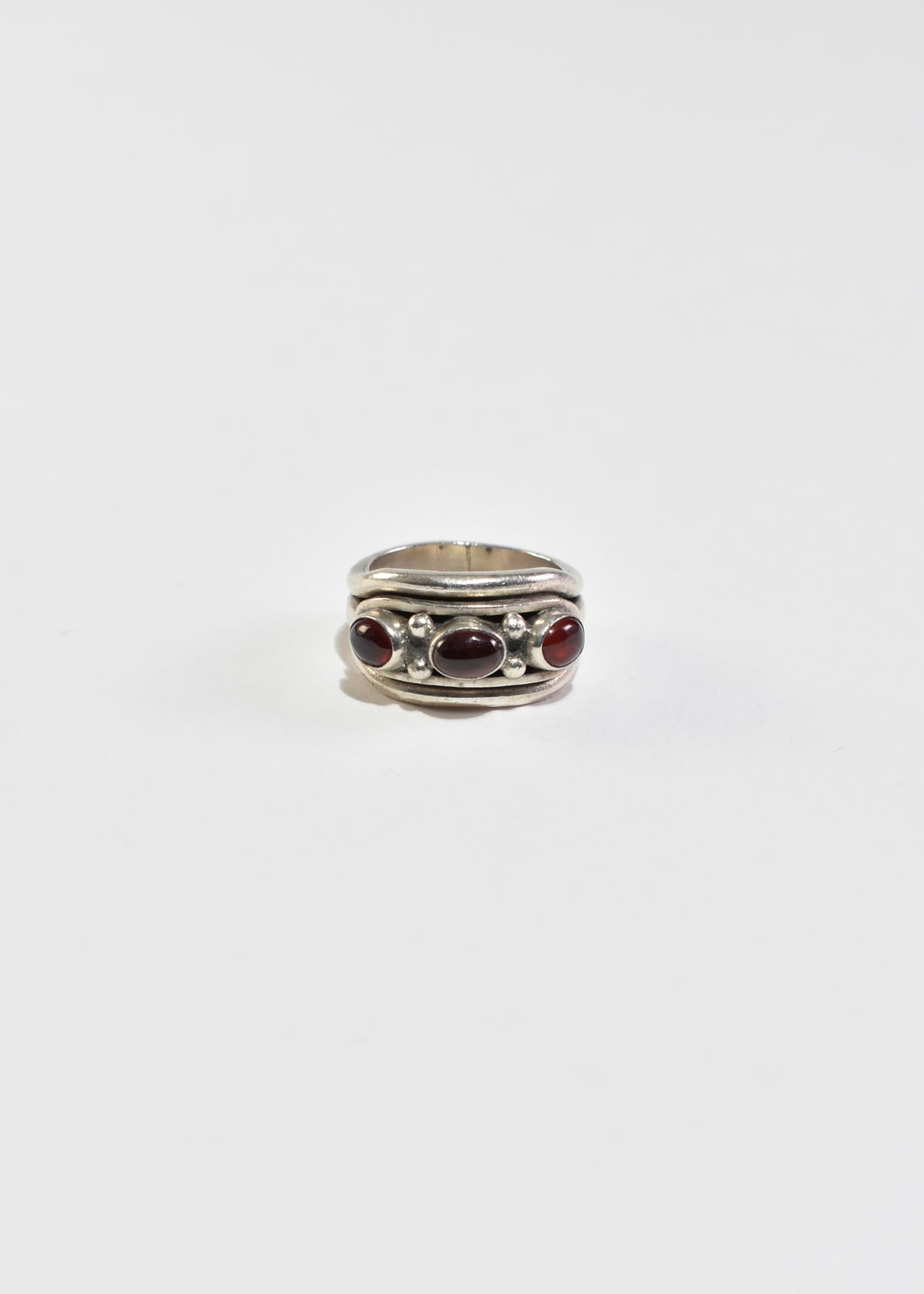 Sterling Garnet Ring