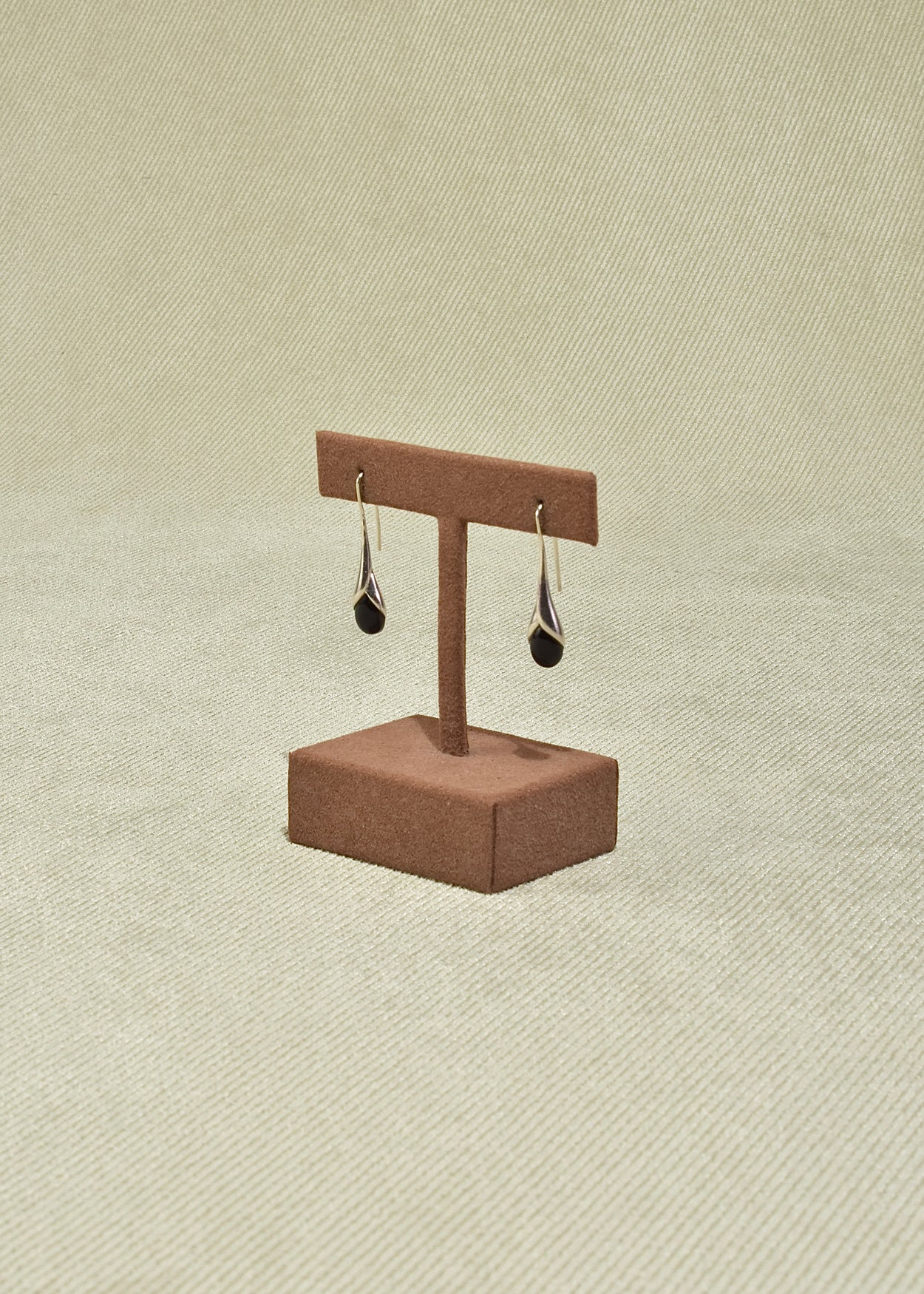 Onyx Teardrop Earrings