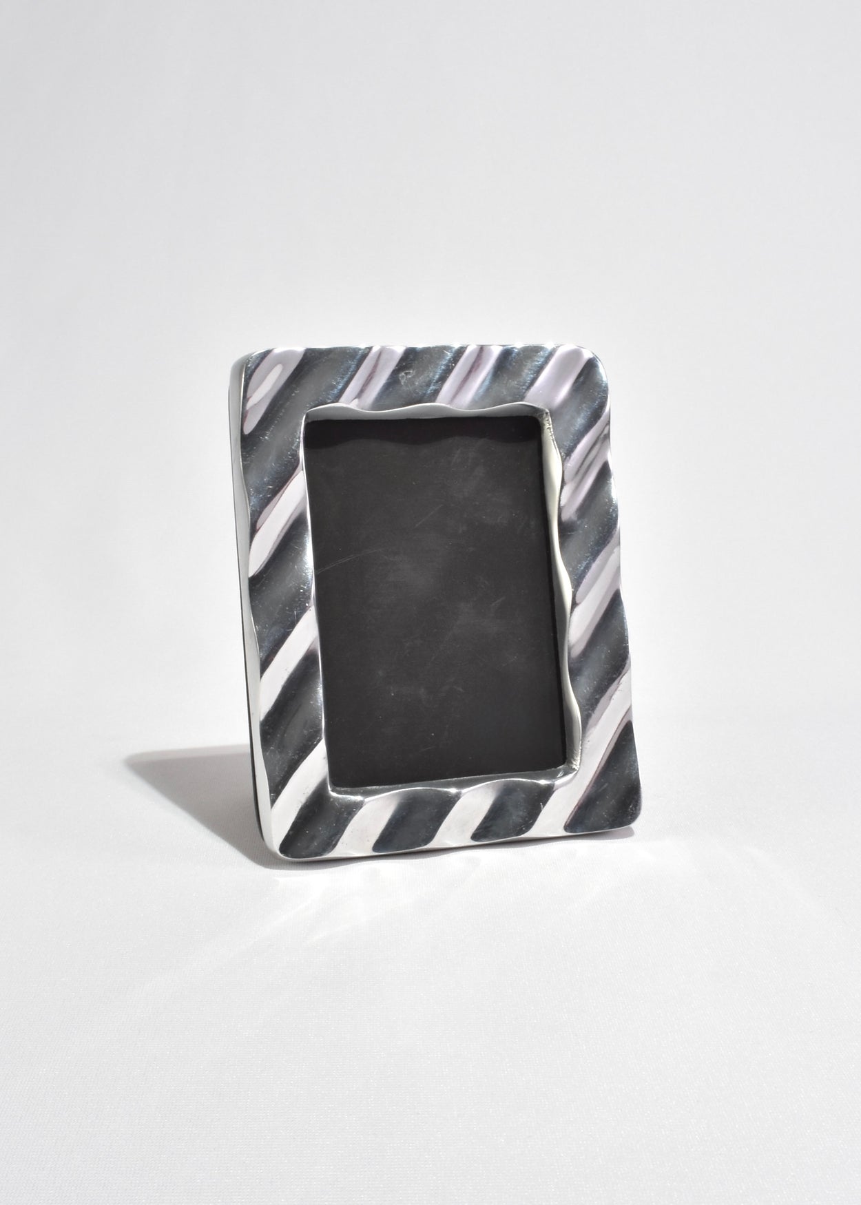 Wavy Pewter Picture Frame