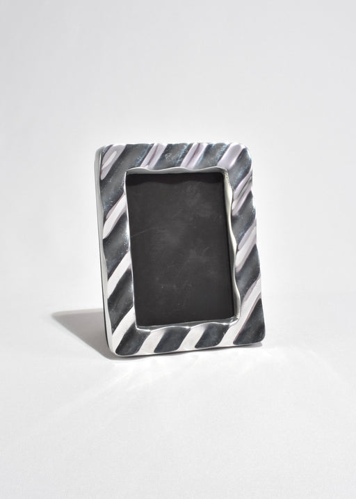 Wavy Pewter Picture Frame
