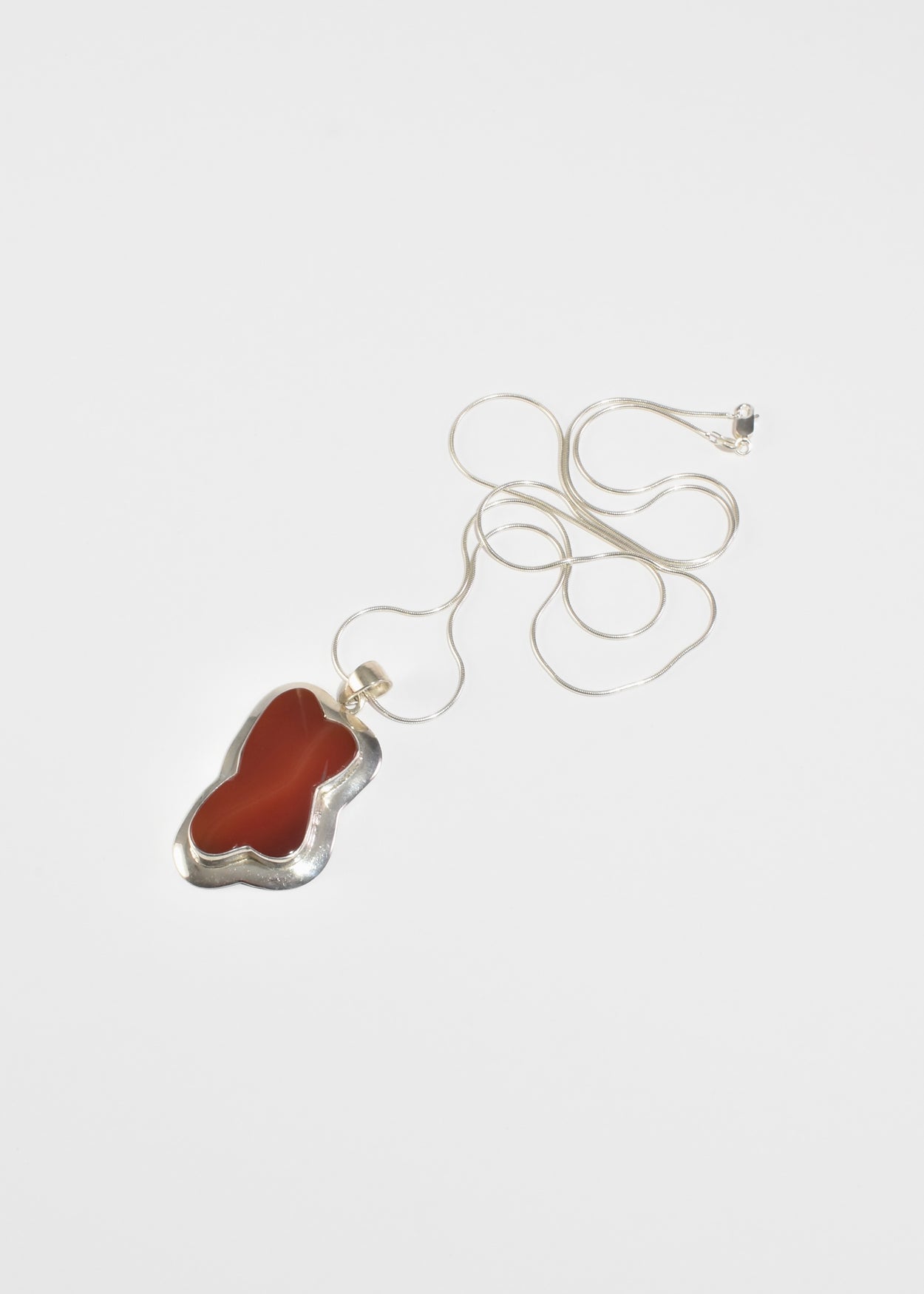 Organic Agate Pendant Necklace