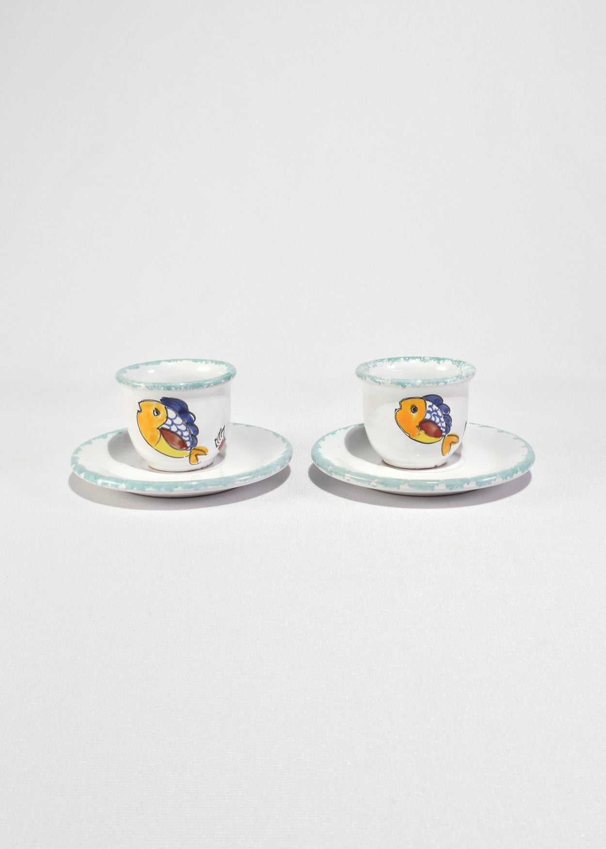 Italian Painted Espresso Set