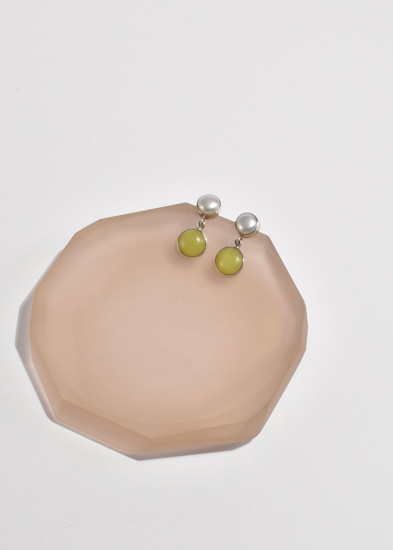 Pearl Jade Earrings
