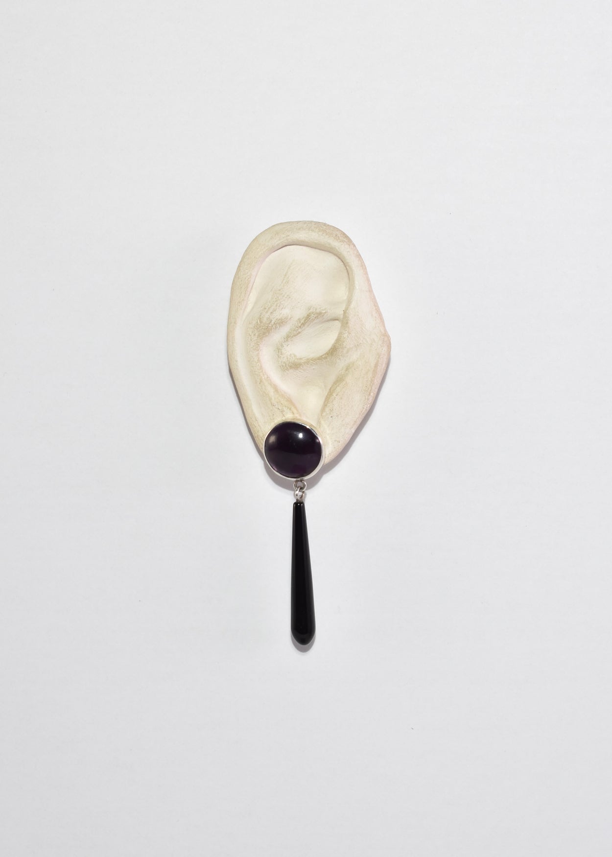 Amethyst Onyx Earrings