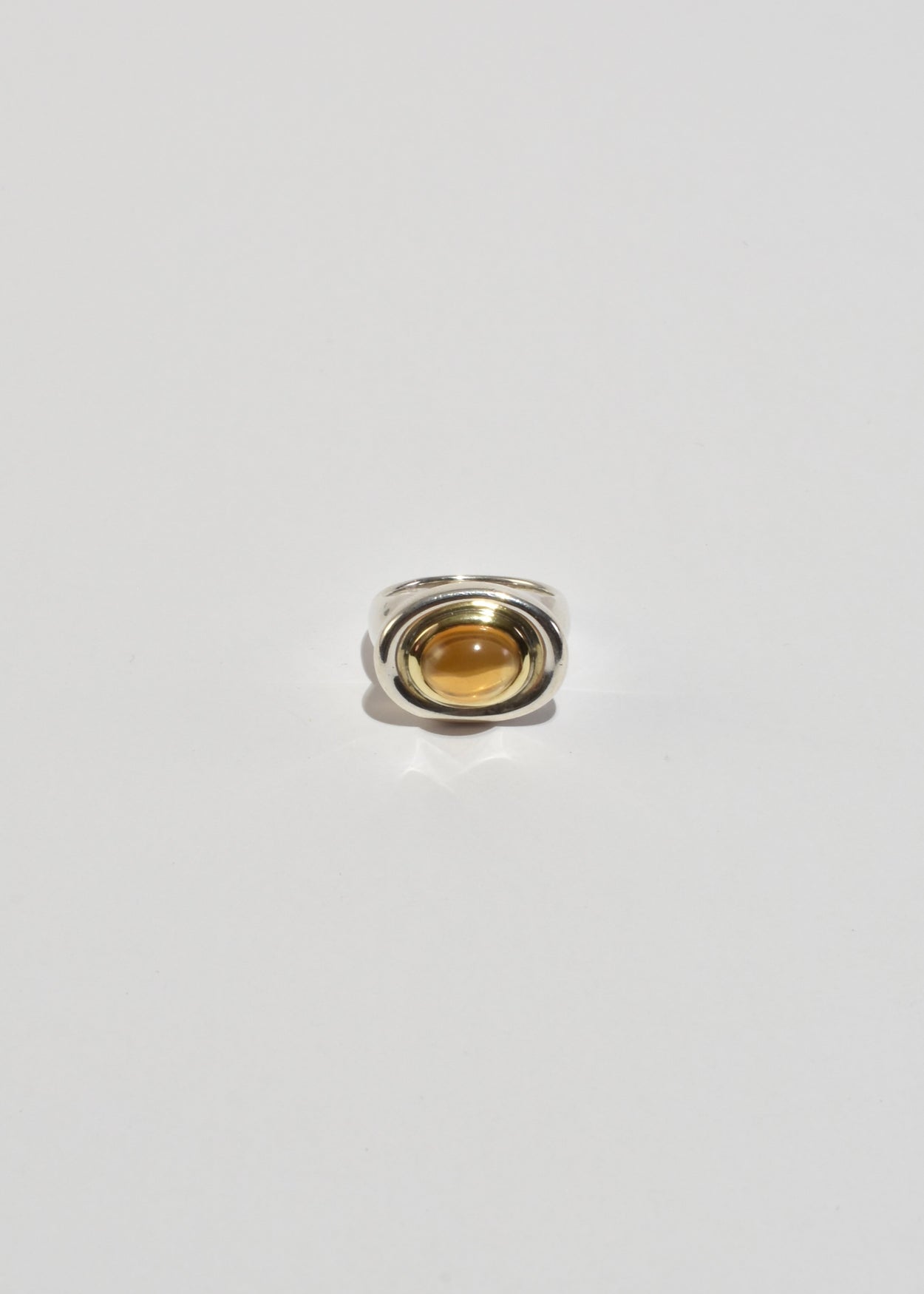Oval Citrine Ring