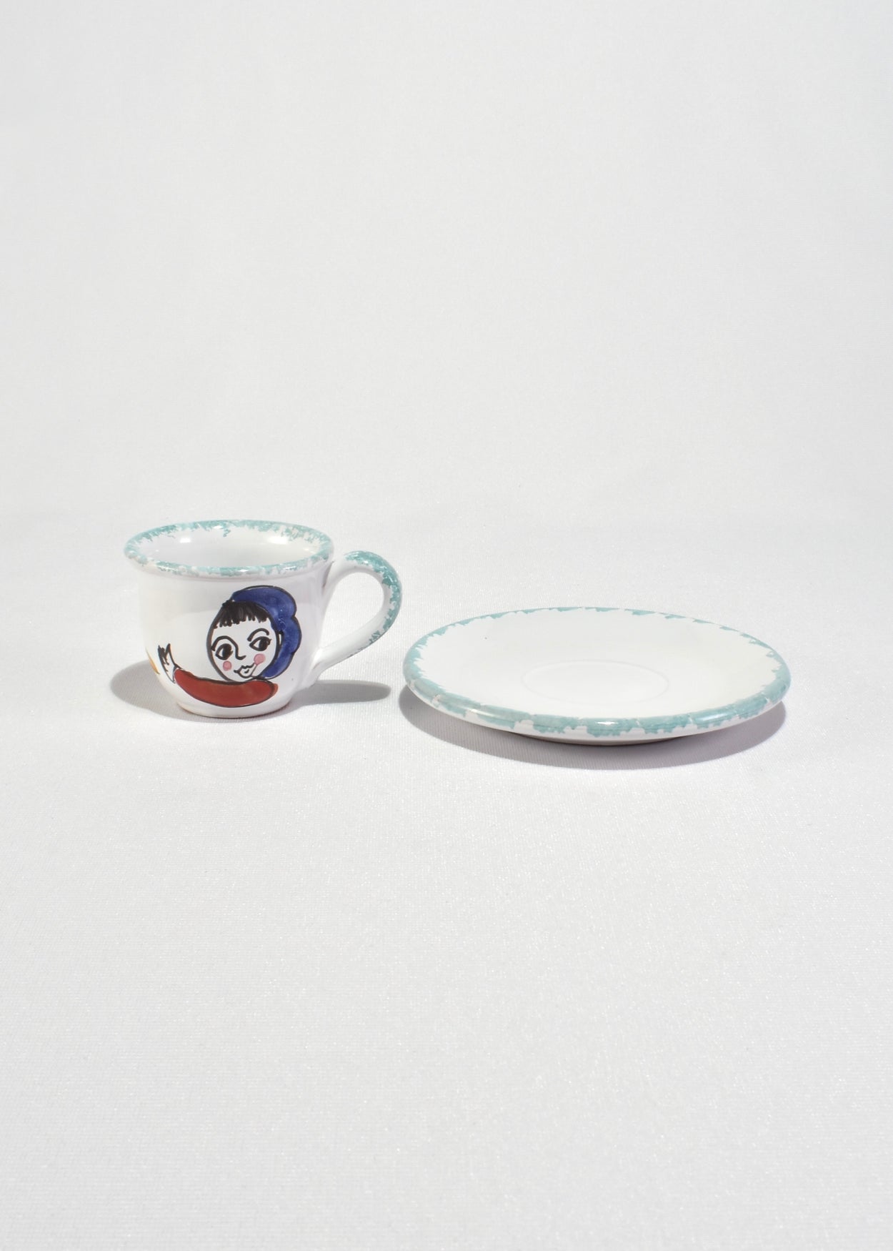 Italian Painted Espresso Set