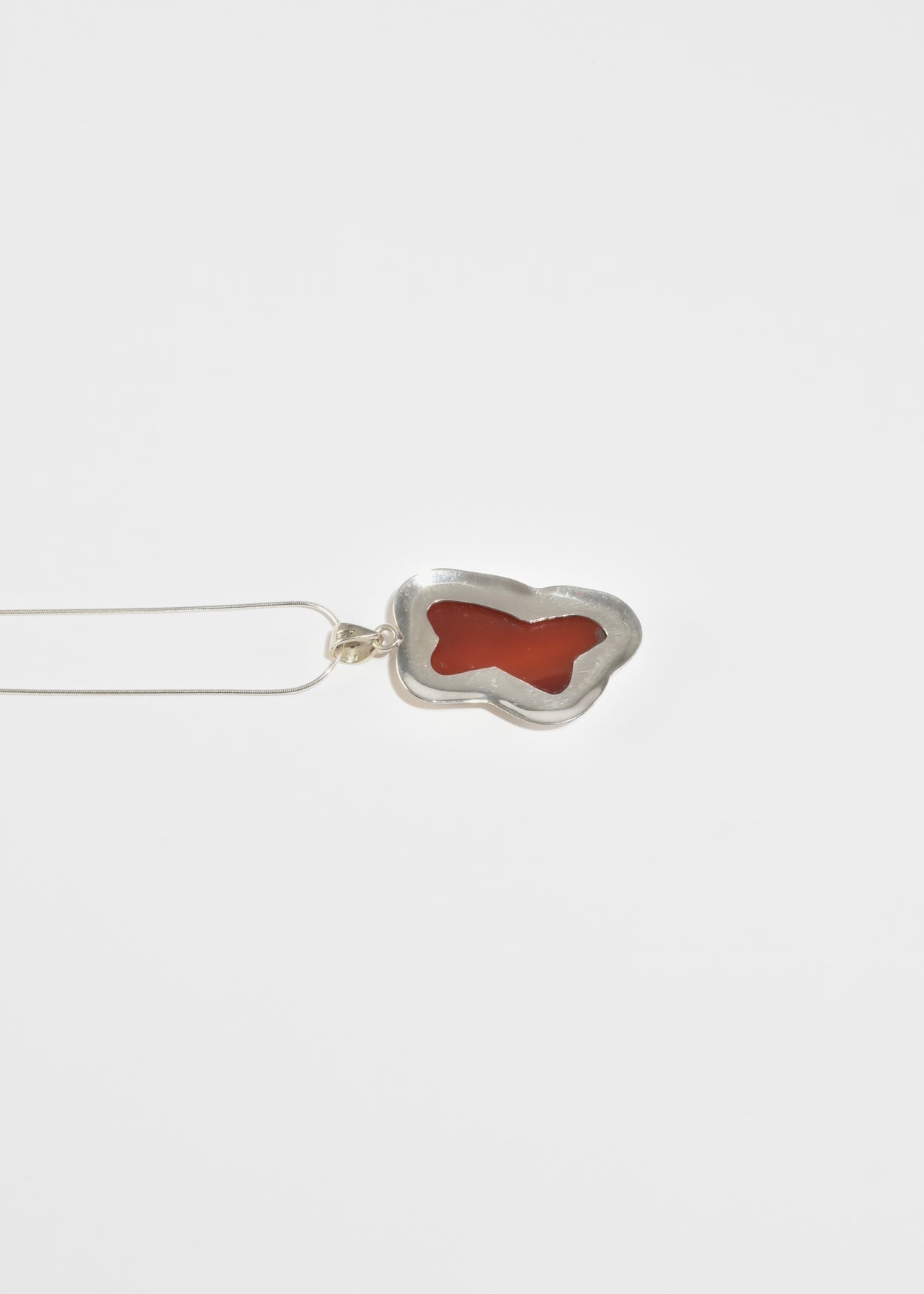 Organic Agate Pendant Necklace