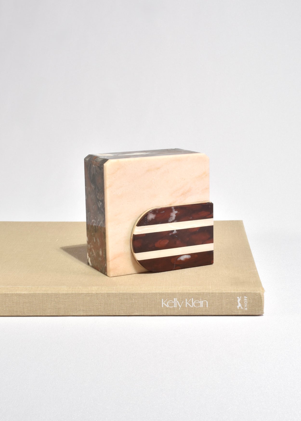 Deco Mixed Stone Bookends