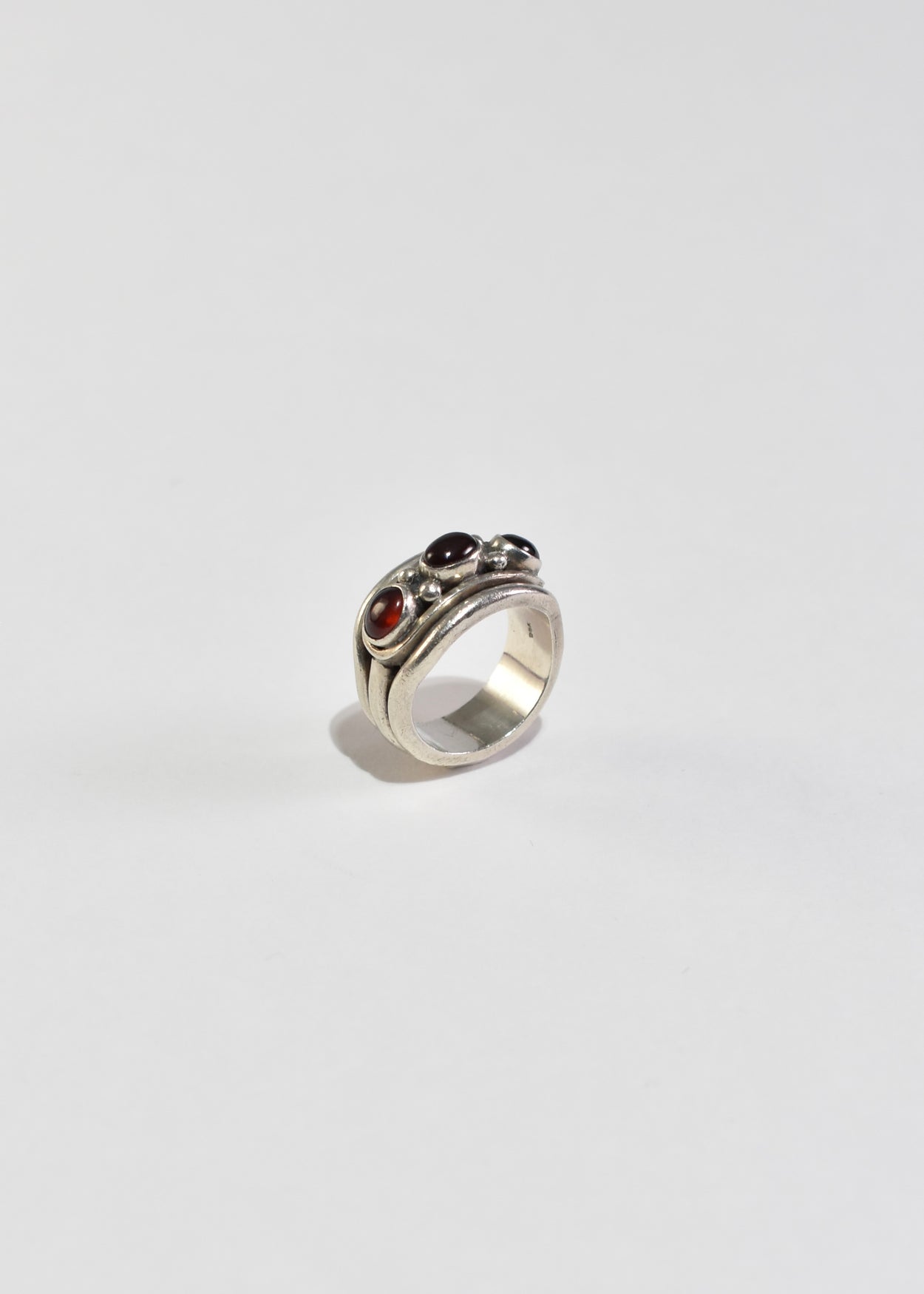 Sterling Garnet Ring