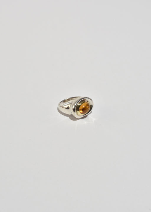 Oval Citrine Ring