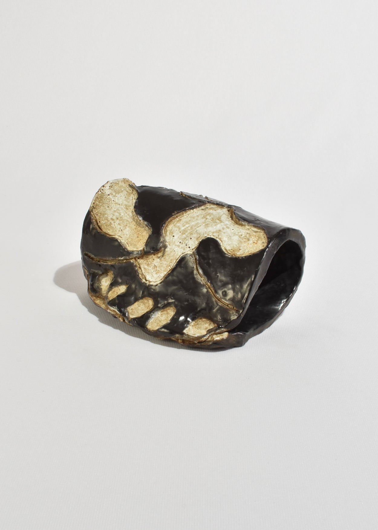 Abstract Stoneware Vessel