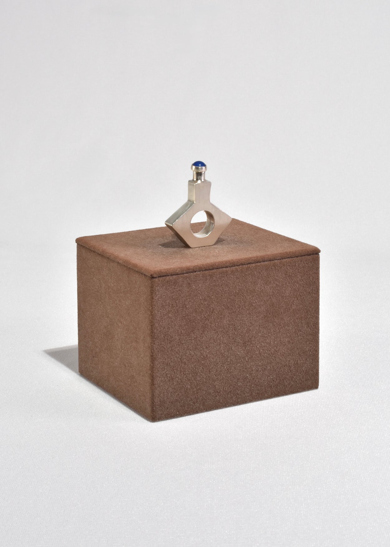 Sterling Chalcedony Perfume Bottle
