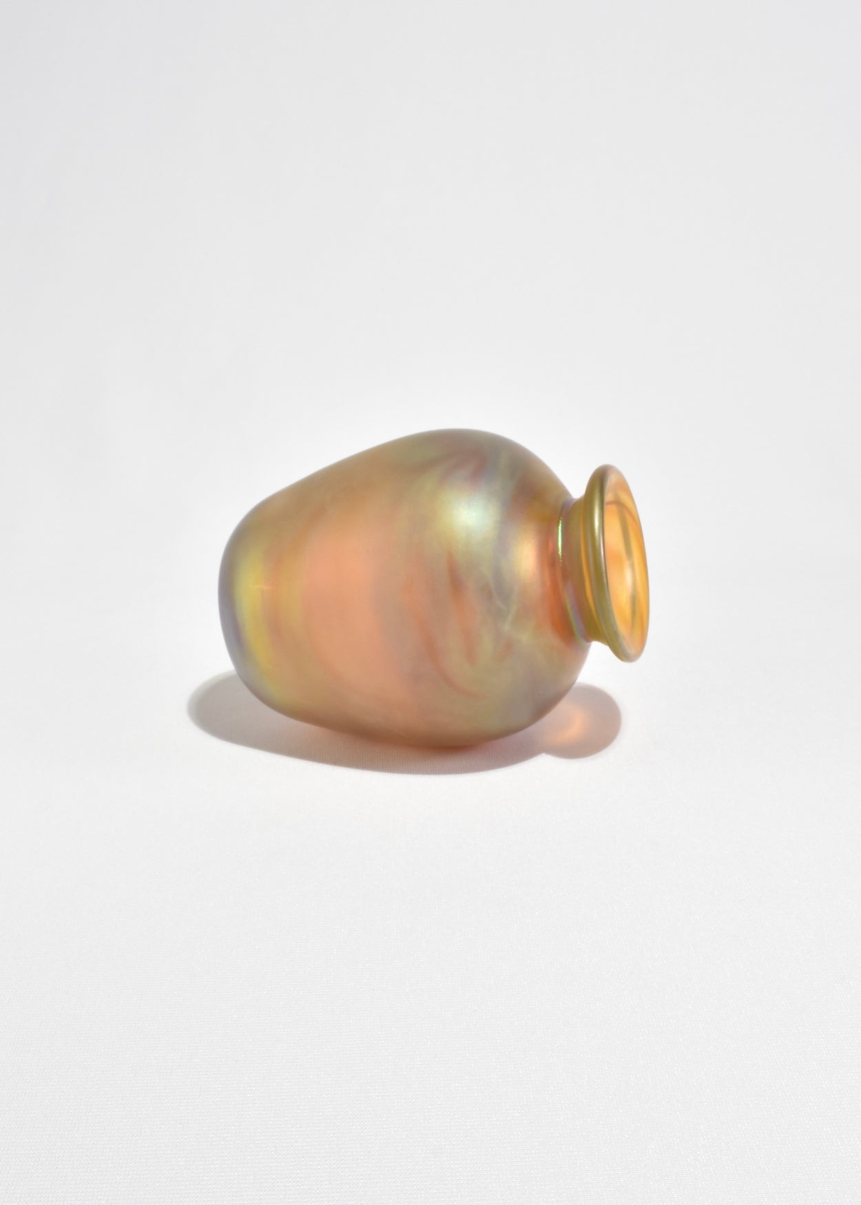 Iridescent Blown Glass Vase
