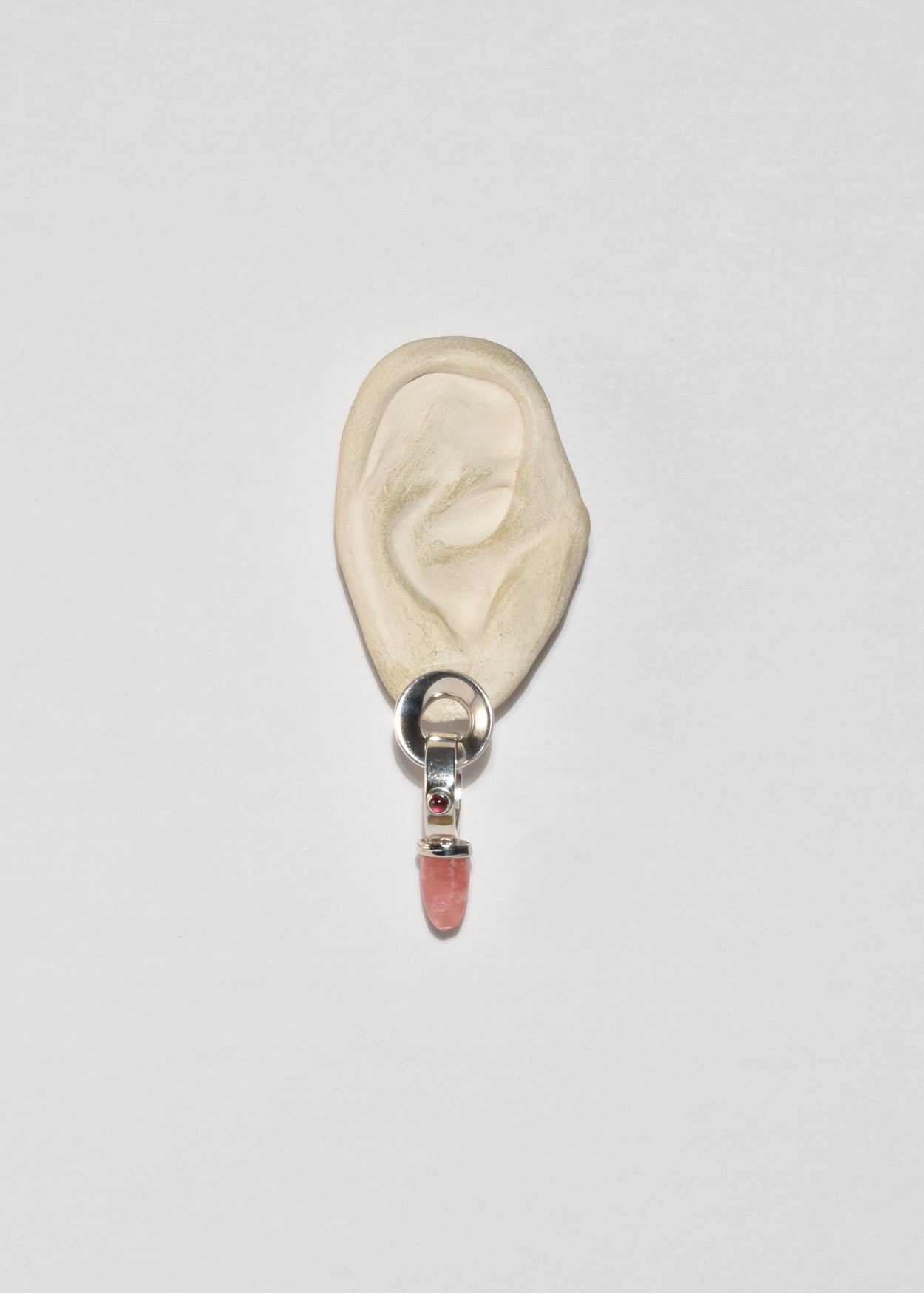 Pink Circle Earrings