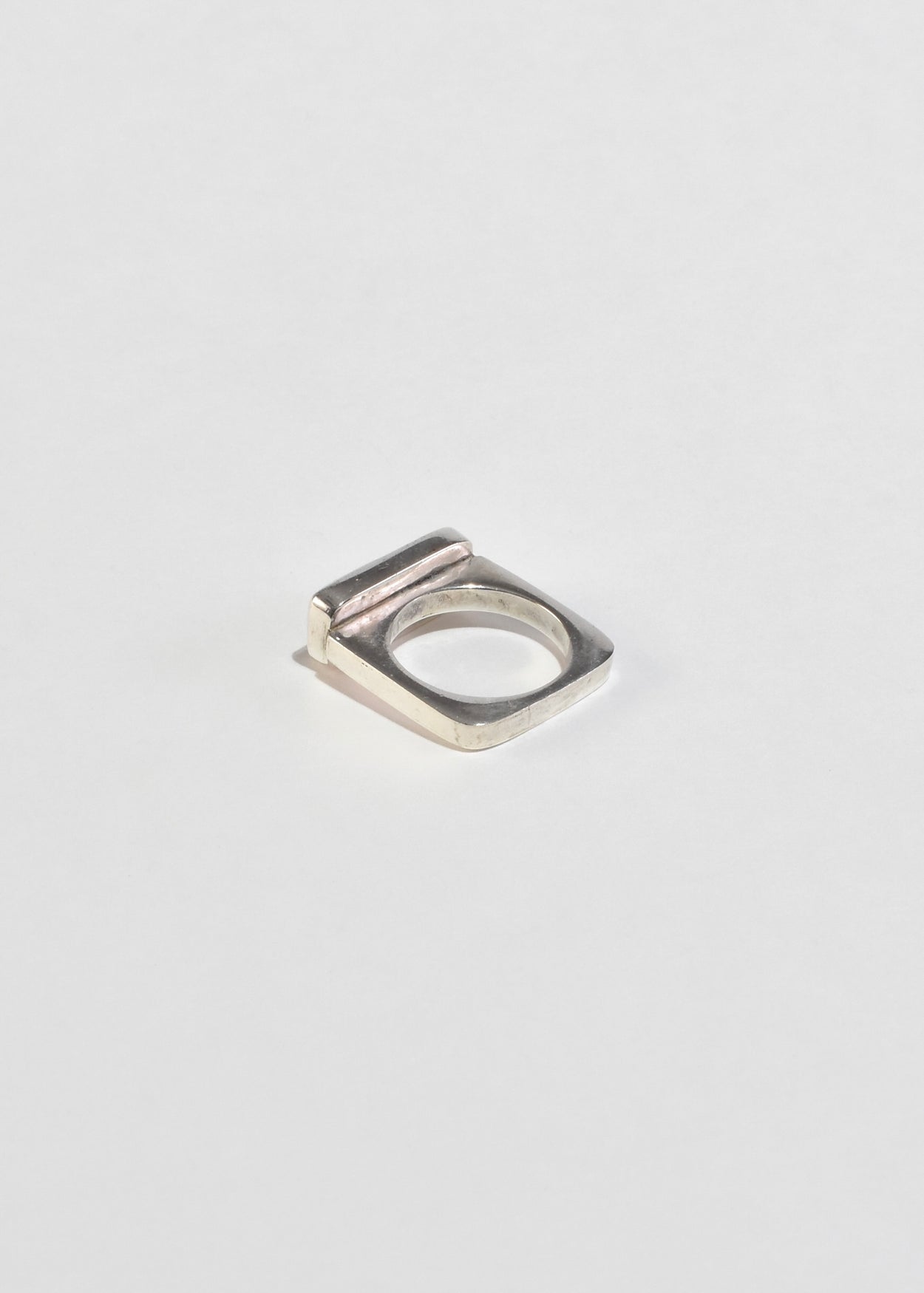 Faceted Peridot Ring