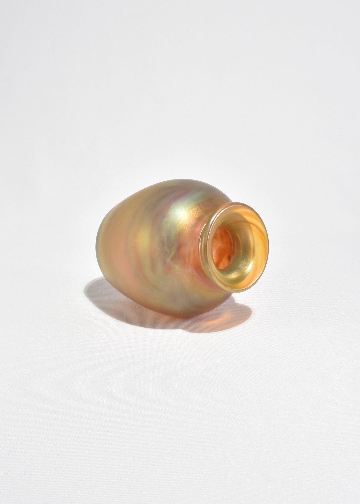 Iridescent Blown Glass Vase