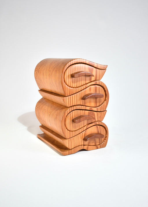 Curved Wooden Jewelry Box