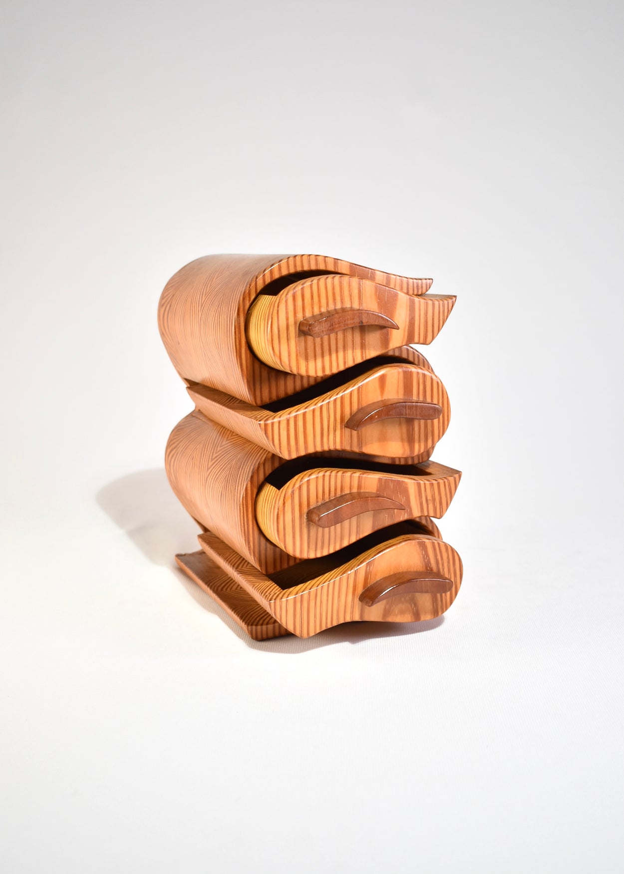 Curved Wooden Jewelry Box