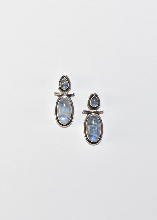 Sterling Moonstone Earrings