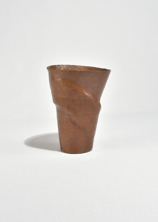 Hand-Crafted Copper Vase