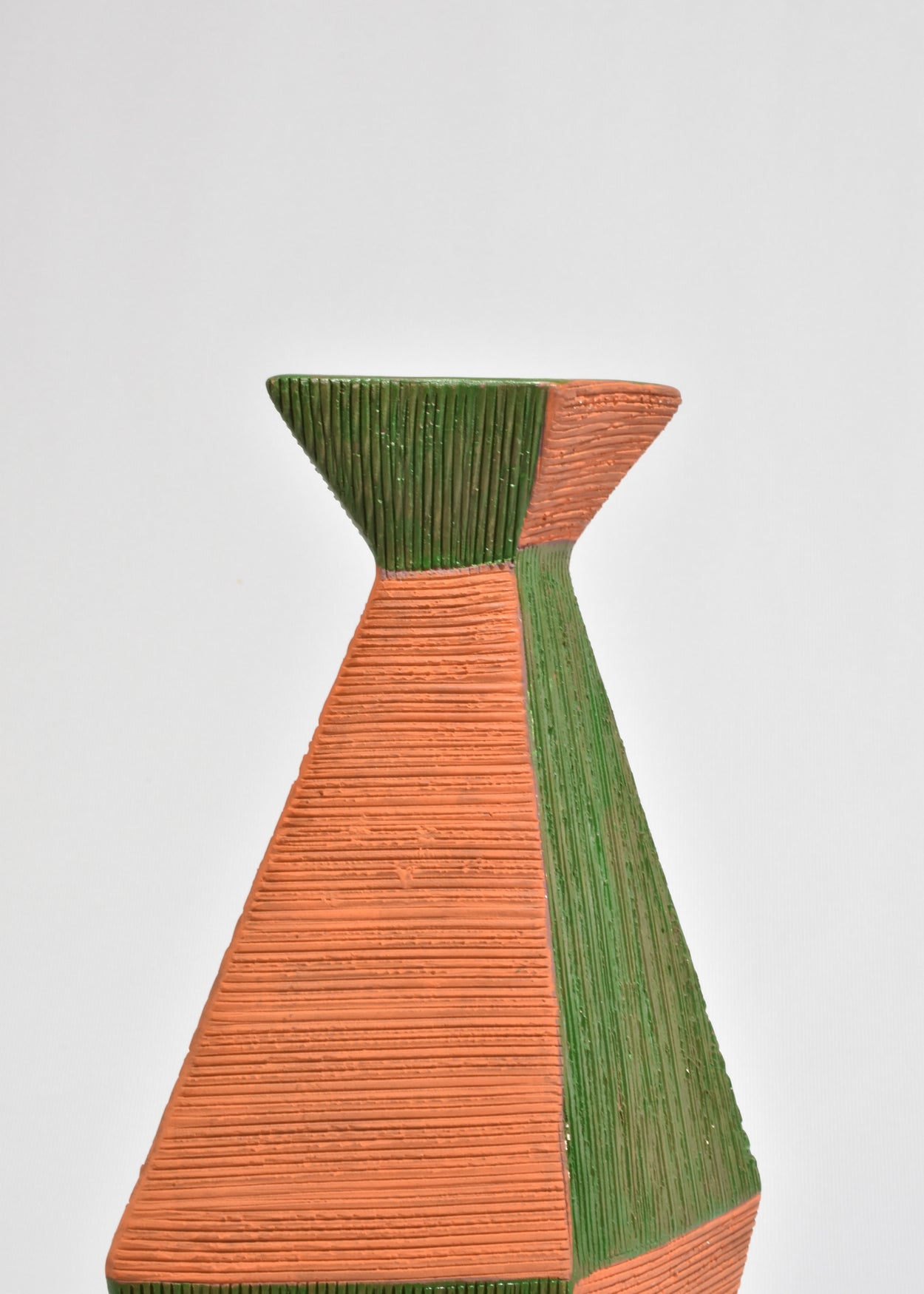 Geometric Ceramic Vase