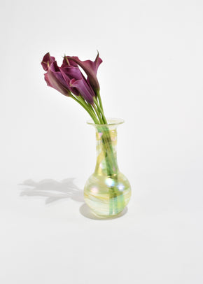 Green Watercolor Vase