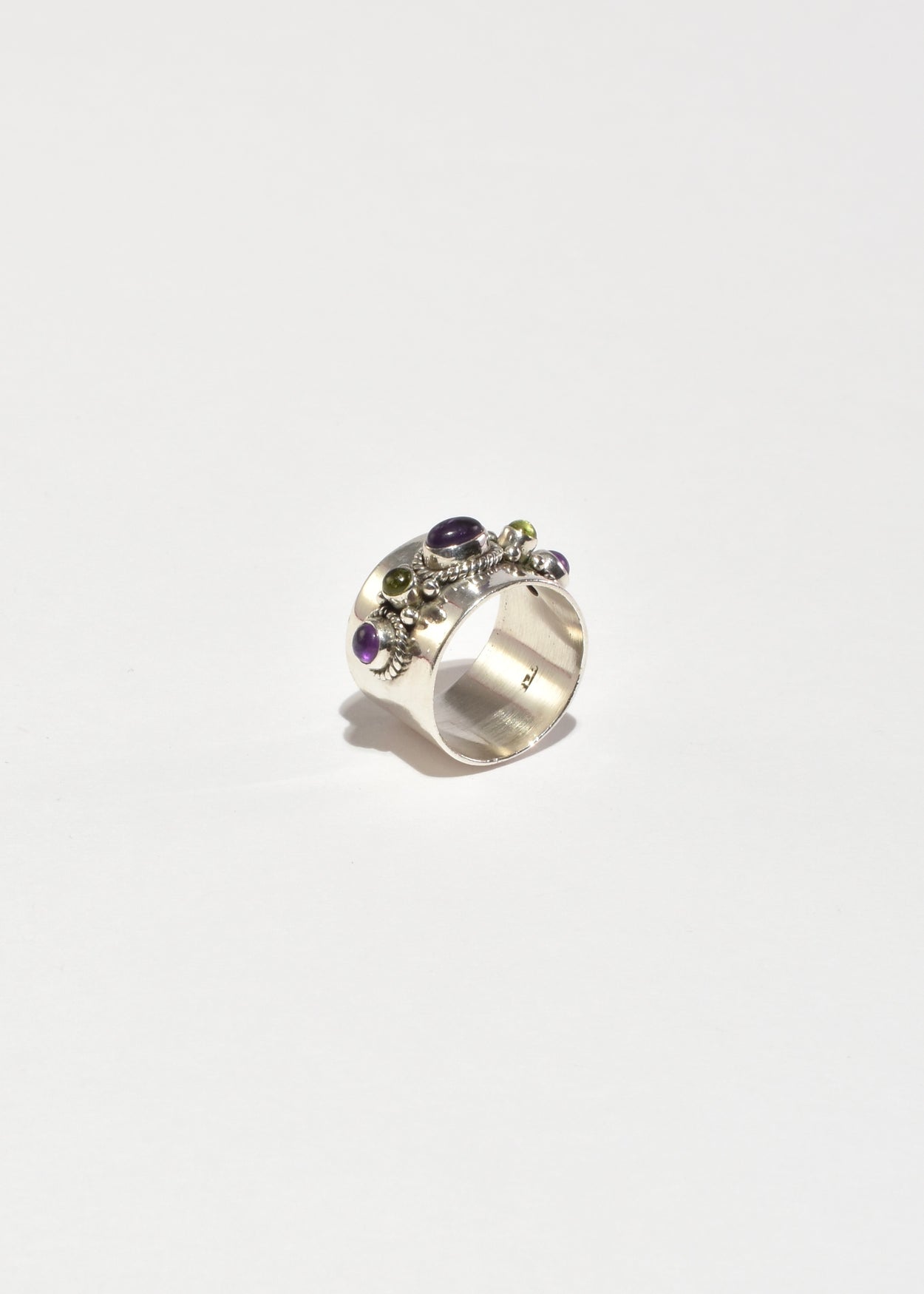 Amethyst Peridot Ring