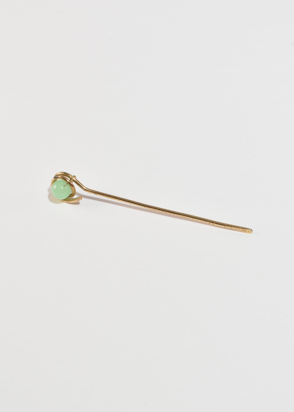 Aventurine Brass Hairpin
